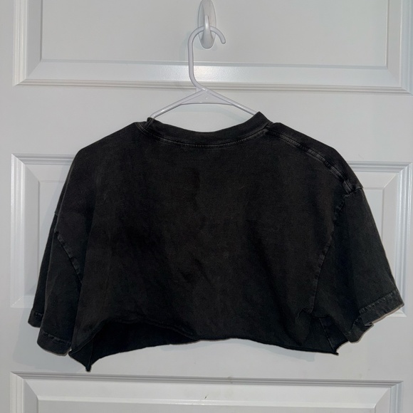 Abercrombie Speedway Race Car Cropped Shirt Size Large - Picture 2 of 2